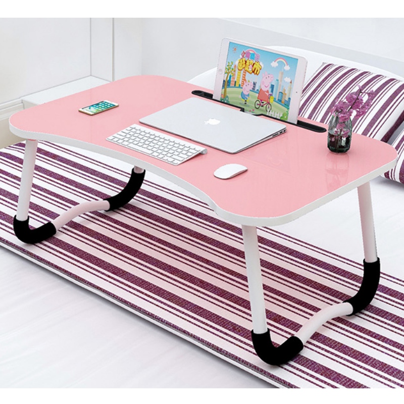 Computer folding table on u-bed